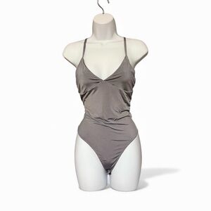 Missguided Gray Bodysuit Womens Size 10